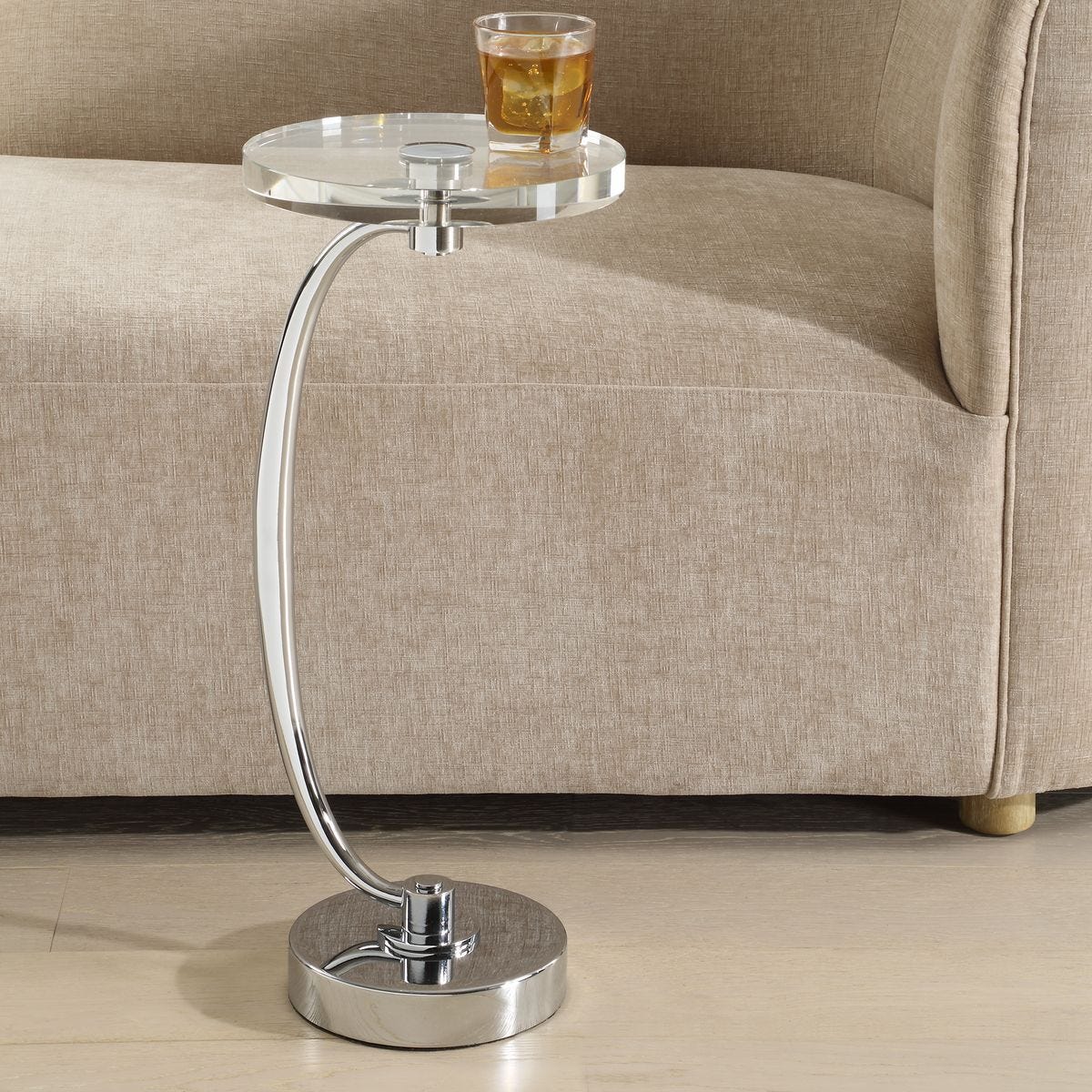 WAVENEY DRINK TABLE - slim tables for entryways | Image 3 | InSTYLE Home & Rugs