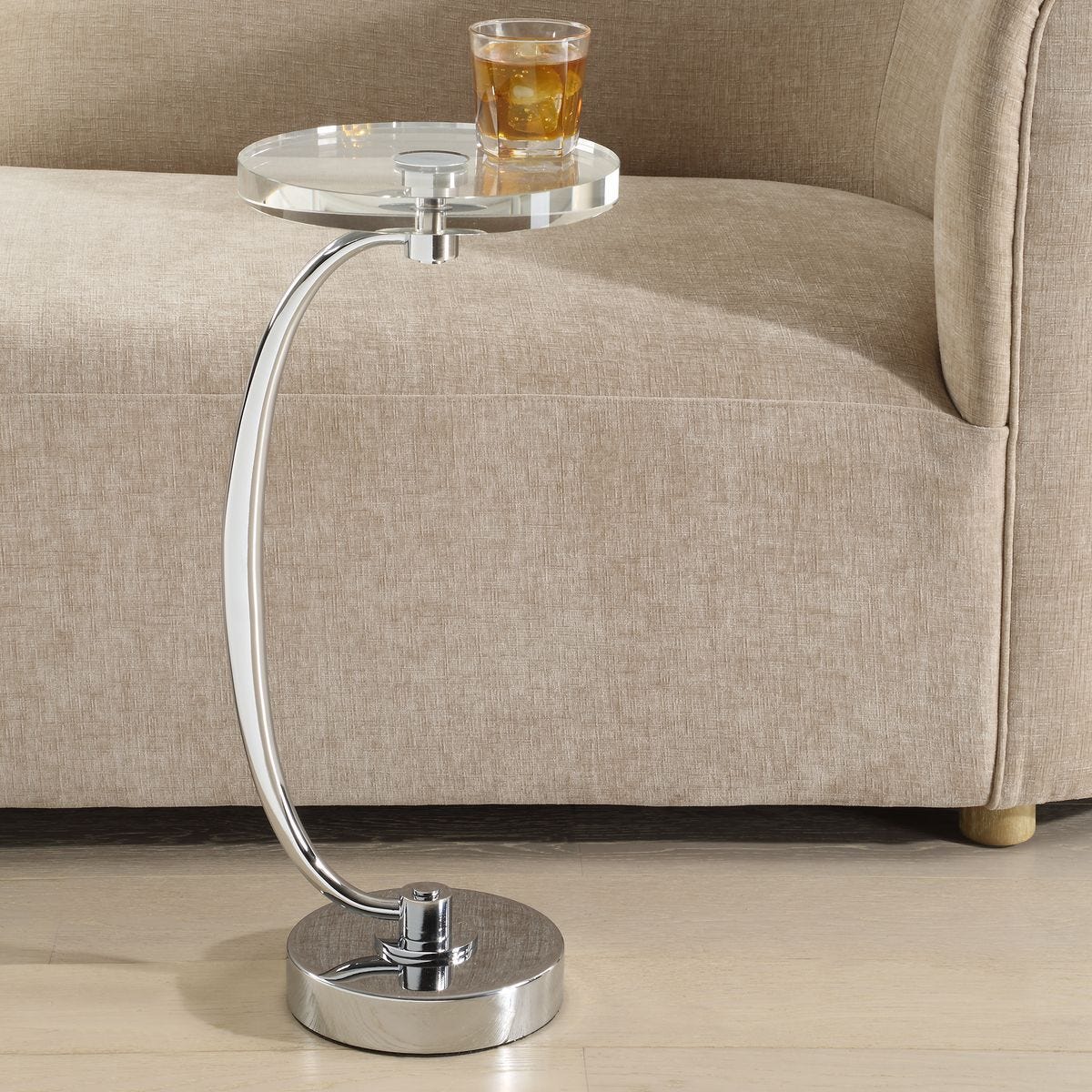 WAVENEY DRINK TABLE - slim tables for entryways | Image 1 | InSTYLE Home & Rugs