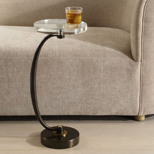 Waveney Drink Table, Bronze - accent tables for living rooms | Image 1 | InSTYLE Home & Rugs