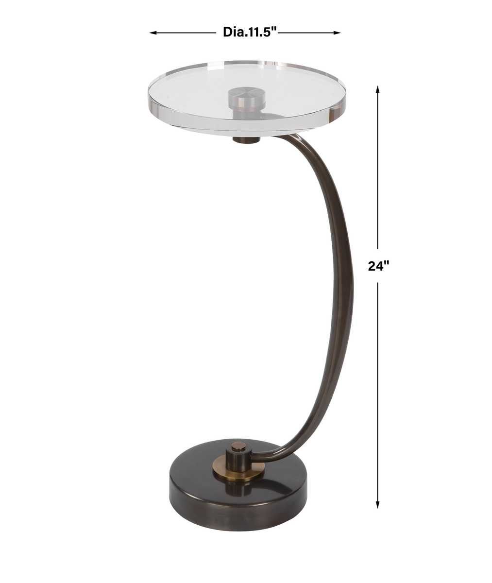 Waveney Drink Table, Bronze - accent tables for living rooms | Image 12 | InSTYLE Home & Rugs