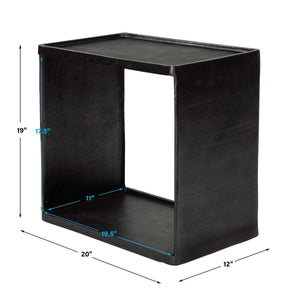 Derwent Side Table, Dark Nickel - perfect for holding drinks, lamps, and other essentials | Image 6 | InSTYLE Home & Rugs