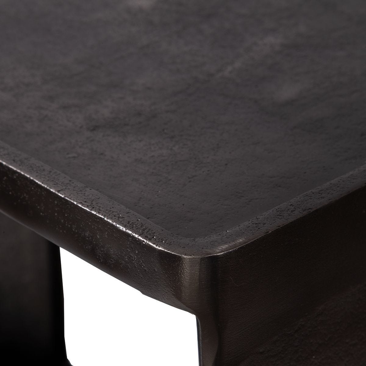 Derwent Side Table, Dark Nickel - perfect for holding drinks, lamps, and other essentials | Image 3 | InSTYLE Home & Rugs