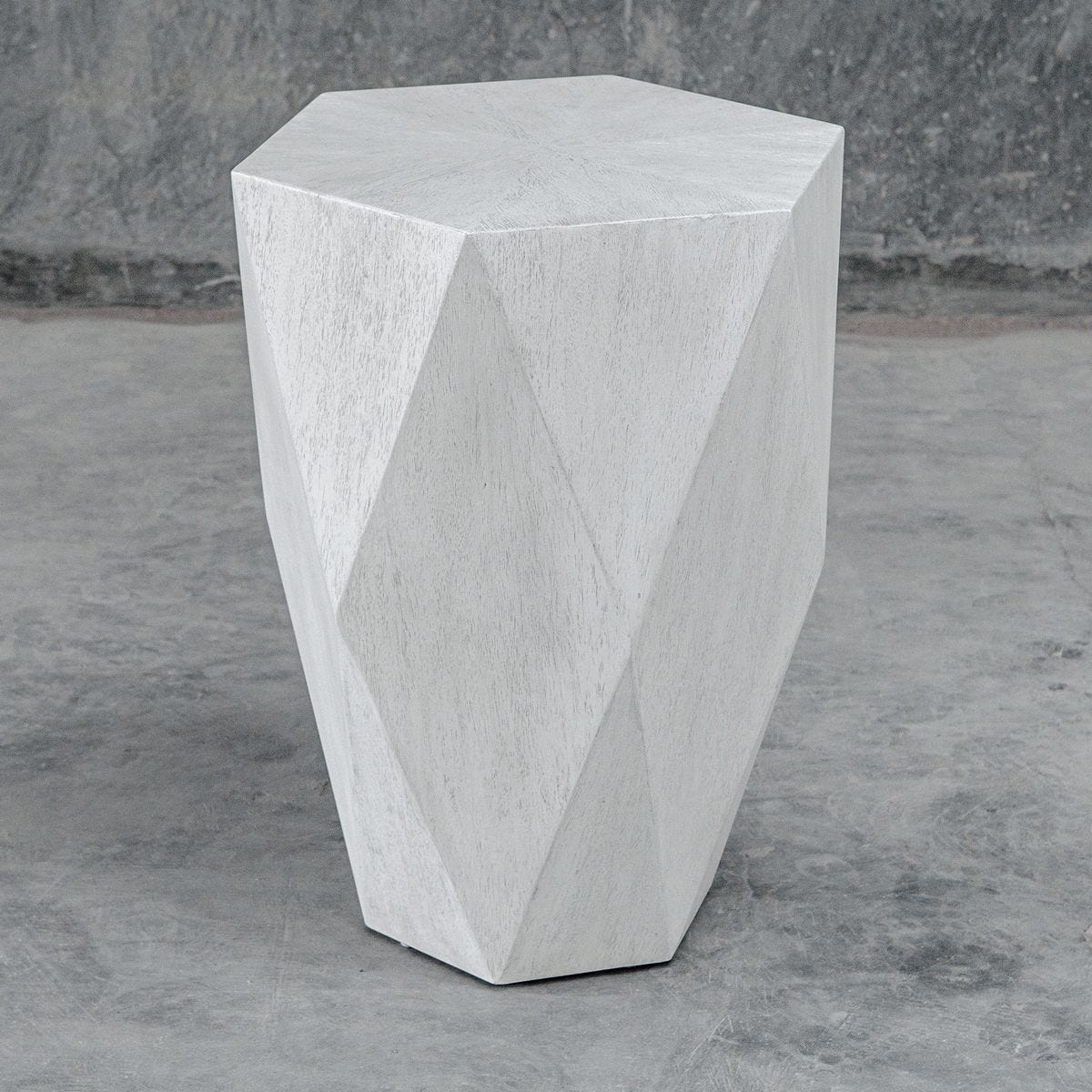Volker Side Table, White - perfect for holding drinks, lamps, and other essentials | Image 4 | InSTYLE Home & Rugs