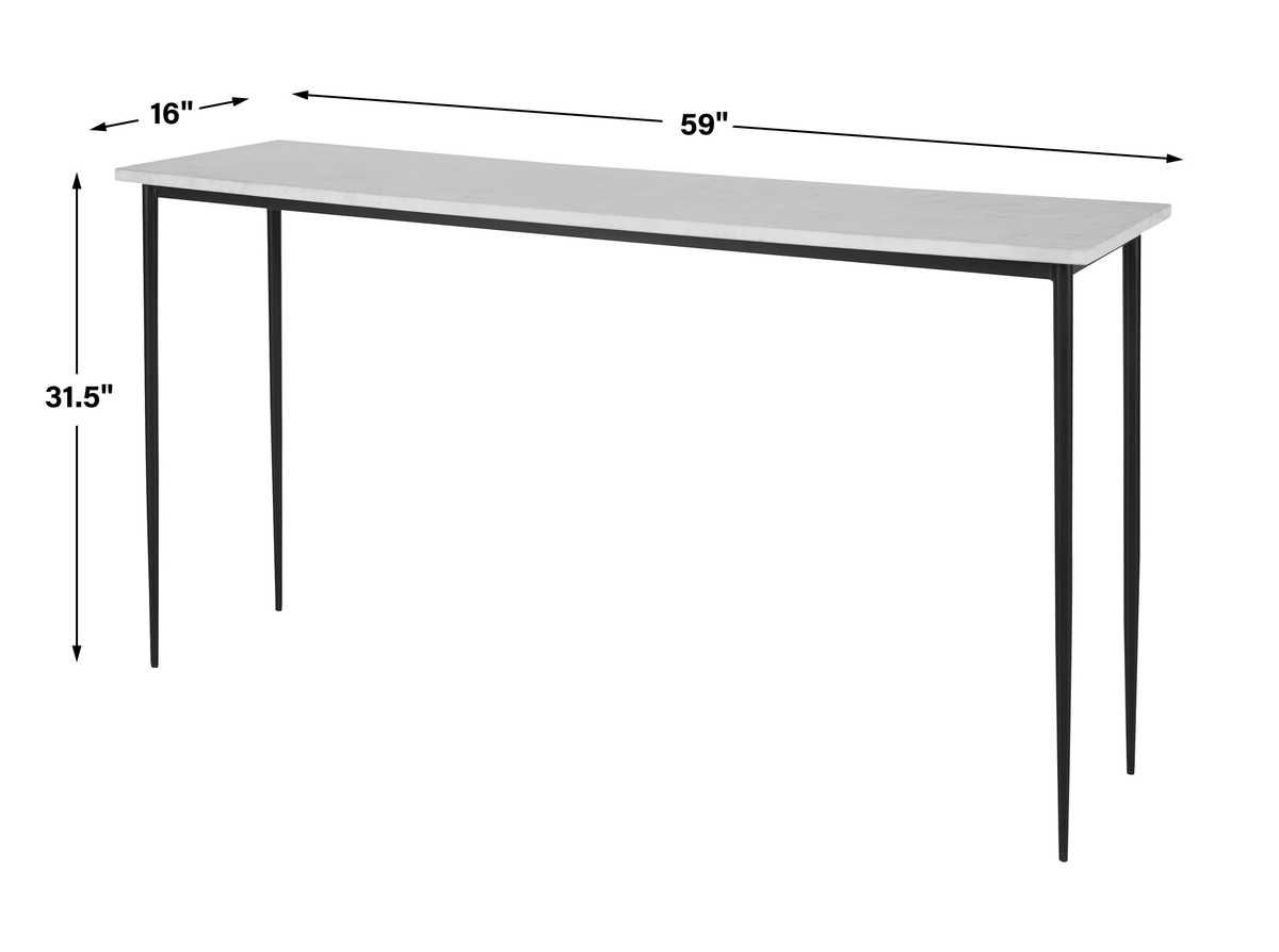 Nightfall Console Table, 2 Cartons - compact console for organizing entryway or hallway essentials | Image 7 | InSTYLE Home & Rugs