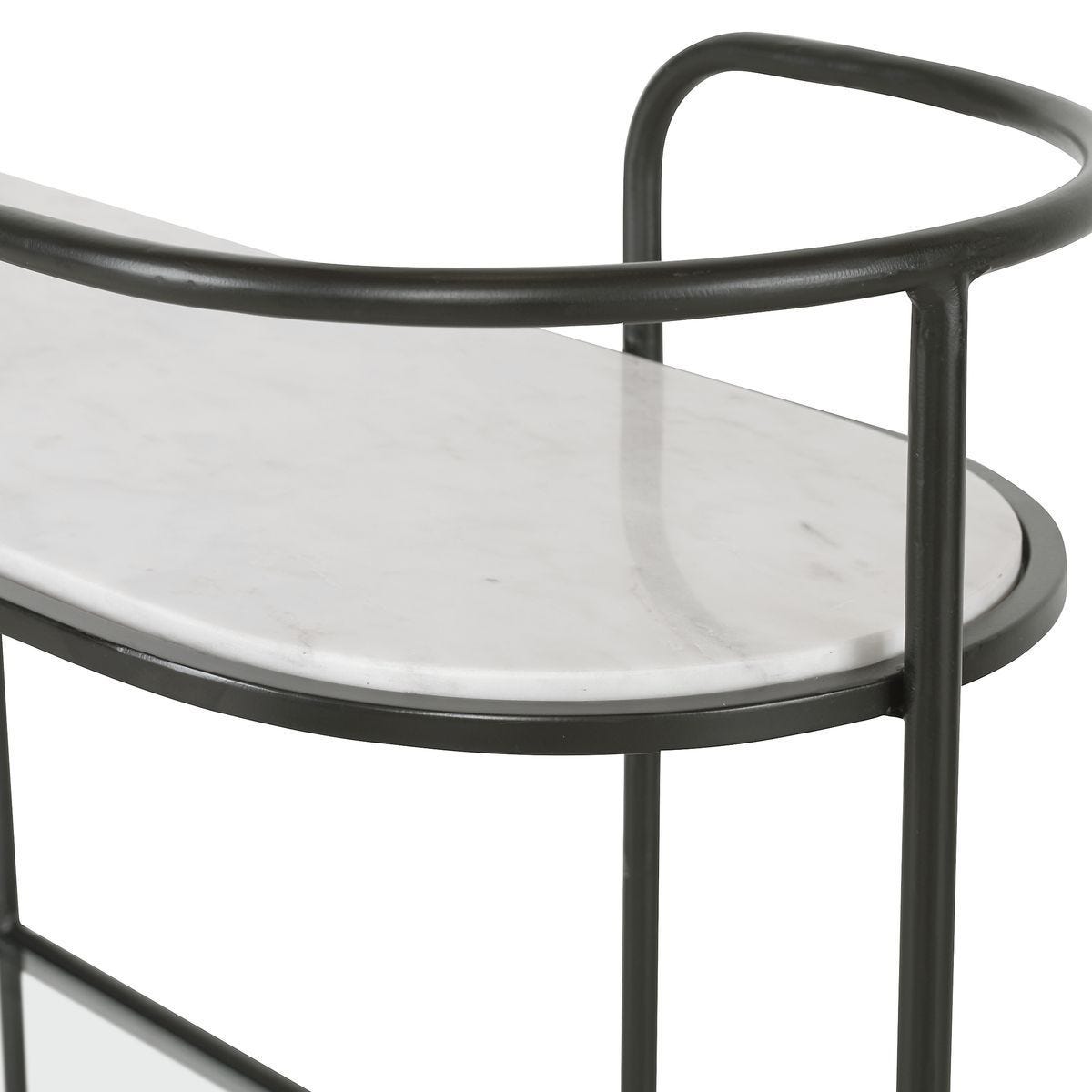 Trolley Bar Console, 2 Cartons - versatile console for stylish storage and display in any room | Image 5 | InSTYLE Home & Rugs