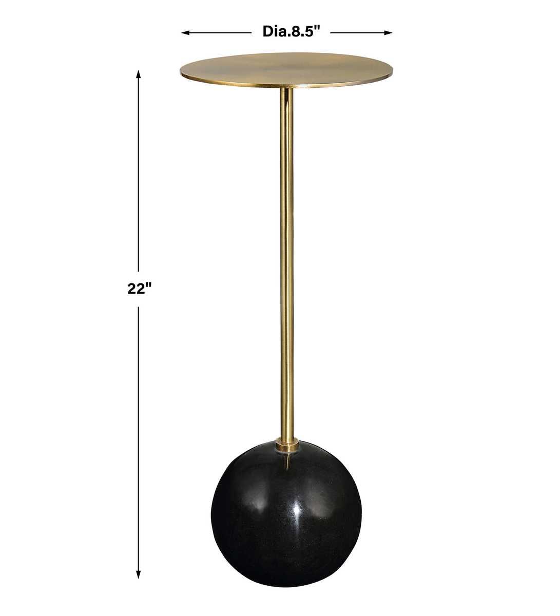 Gimlet Drink Table, Black - contemporary end table for sofas | Image 8 | InSTYLE Home & Rugs