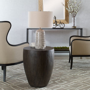 Lark End Table, Walnut - contemporary end table for sofas | Image 1 | InSTYLE Home & Rugs
