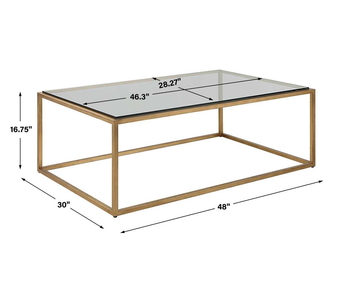 Bravura Coffee Table, Gold - functional centerpieces for homes | Image 6 | InSTYLE Home & Rugs
