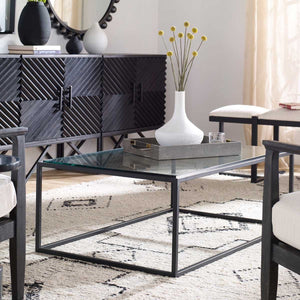 Bravura Coffee Table, Black - stylish tables for living rooms | Image 1 | InSTYLE Home & Rugs