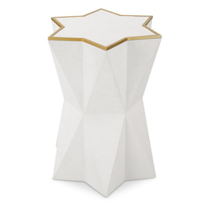 Capella Accent Table, White - chic accent table for contemporary home interiors | Image 2 | InSTYLE Home & Rugs