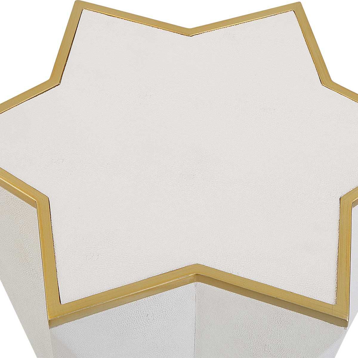 Capella Accent Table, White - chic accent table for contemporary home interiors | Image 4 | InSTYLE Home & Rugs