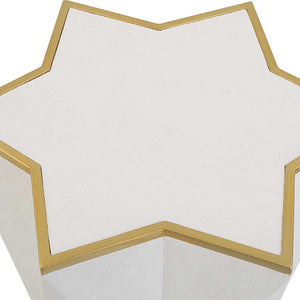 Capella Accent Table, White - chic accent table for contemporary home interiors | Image 4 | InSTYLE Home & Rugs