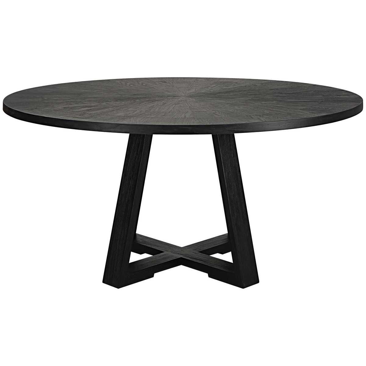 Gidran Dining Table, Black, 2 Cartons - stylish dining table for gatherings | Image 3 | InSTYLE Home & Rugs