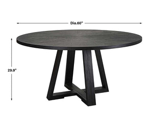 Gidran Dining Table, Black, 2 Cartons - stylish dining table for gatherings | Image 7 | InSTYLE Home & Rugs