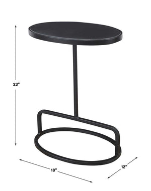 Jessenia Accent Table, Black - chic accent table for contemporary home interiors | Image 5 | InSTYLE Home & Rugs