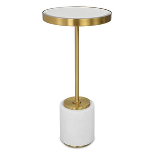 Laurier Drink Table, White - accent tables for living rooms | Image 2 | InSTYLE Home & Rugs