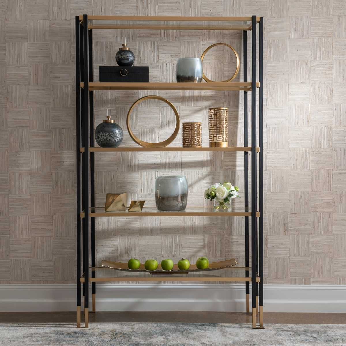Kentmore Etagere, 2 Cartons - modern etagere for displaying decor and accessories | Image 1 | InSTYLE Home & Rugs
