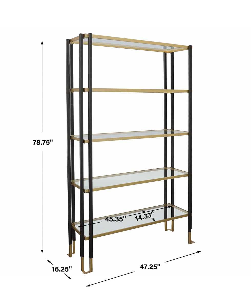 Kentmore Etagere, 2 Cartons - modern etagere for displaying decor and accessories | Image 6 | InSTYLE Home & Rugs
