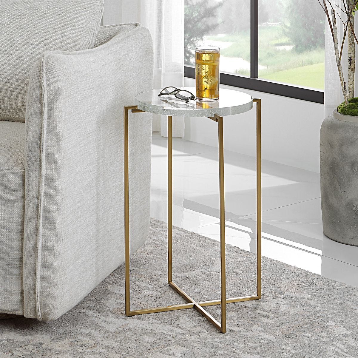 Star-crossed Accent Table - small accent table with storage for a clutter-free space | Image 1 | InSTYLE Home & Rugs
