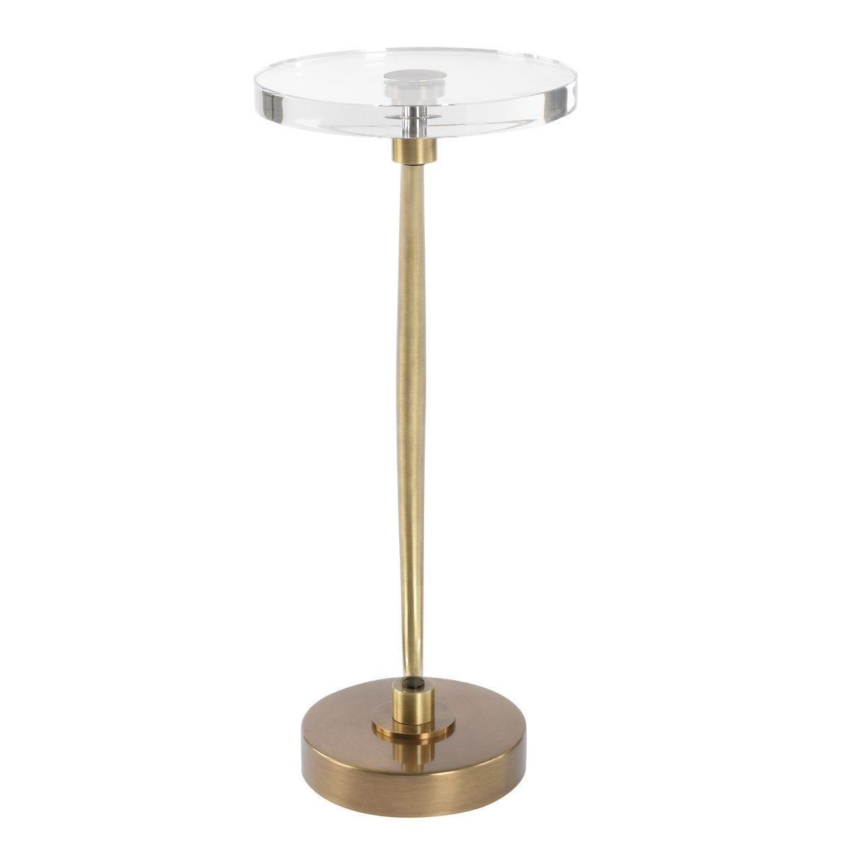 Waveney Drink Table, Brass - contemporary end table for sofas | Image 4 | InSTYLE Home & Rugs