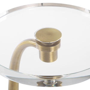 Waveney Drink Table, Brass - contemporary end table for sofas | Image 6 | InSTYLE Home & Rugs