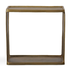 Derwent Side Table, Antique Brass - available in a variety of materials and styles | Image 2 | InSTYLE Home & Rugs