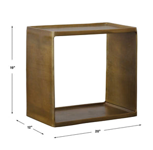 Derwent Side Table, Antique Brass - available in a variety of materials and styles | Image 5 | InSTYLE Home & Rugs