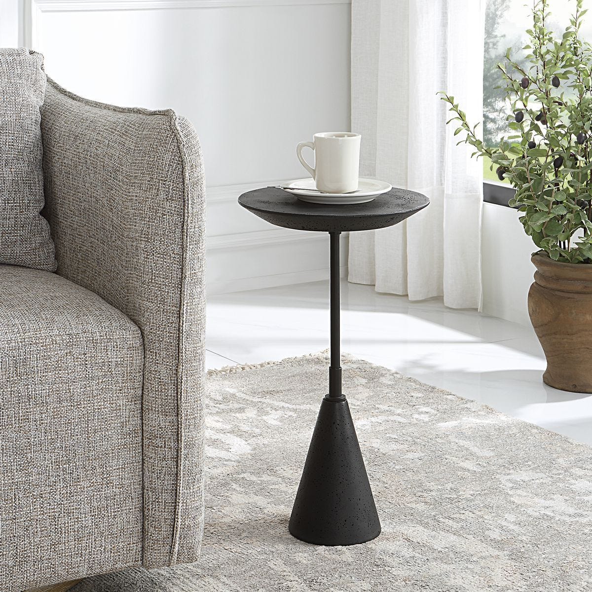 Midnight Accent Table - functional accent table with unique design for any room | Image 5 | InSTYLE Home & Rugs