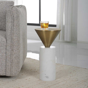 Top Hat Drink Table, Brass - functional design with style | Image 1 | InSTYLE Home & Rugs