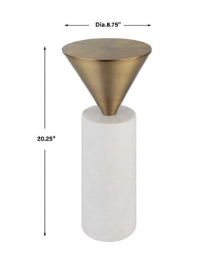Top Hat Drink Table, Brass - functional design with style | Image 4 | InSTYLE Home & Rugs