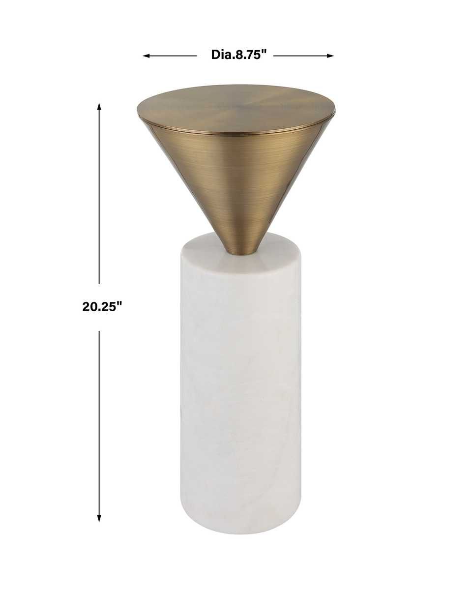 Top Hat Drink Table, Brass - functional design with style | Image 4 | InSTYLE Home & Rugs