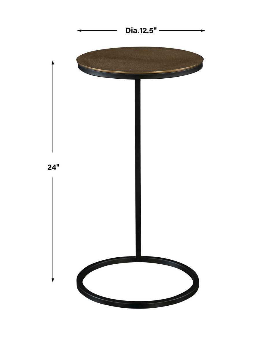 Brunei Accent Table, Gold - functional accent table with unique design for any room | Image 7 | InSTYLE Home & Rugs