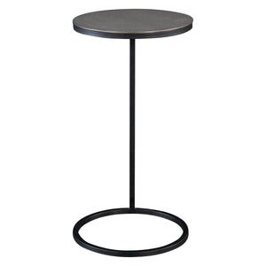 Brunei Accent Table, Nickel - chic accent table for contemporary home interiors | Image 3 | InSTYLE Home & Rugs