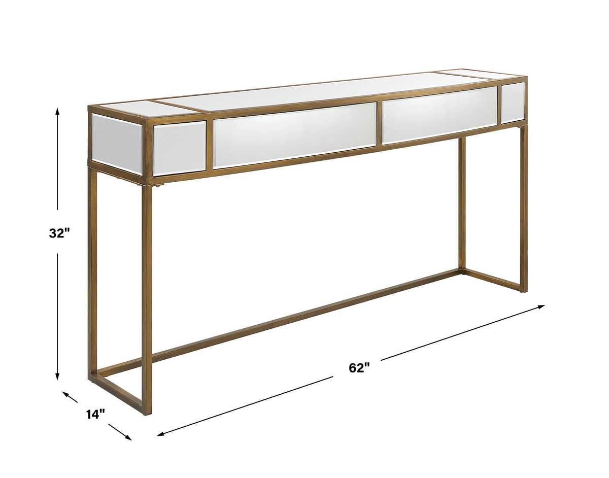 Reflect Console Table - elegant console table for modern living room decor | Image 8 | InSTYLE Home & Rugs