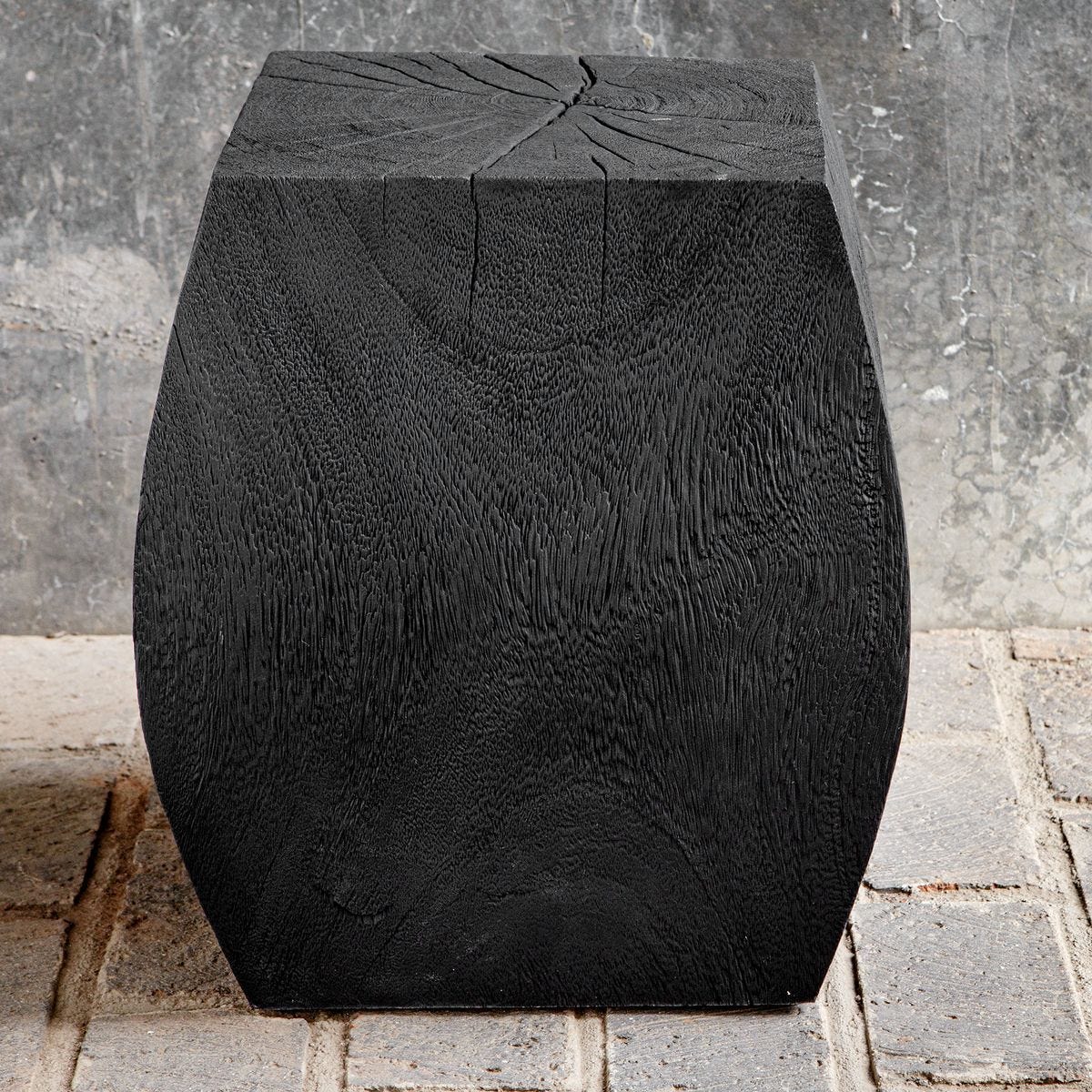 Grove Accent Stool, Black - perfect for small spaces | Image 6 | InSTYLE Home & Rugs