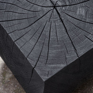 Grove Accent Stool, Black - perfect for small spaces | Image 3 | InSTYLE Home & Rugs