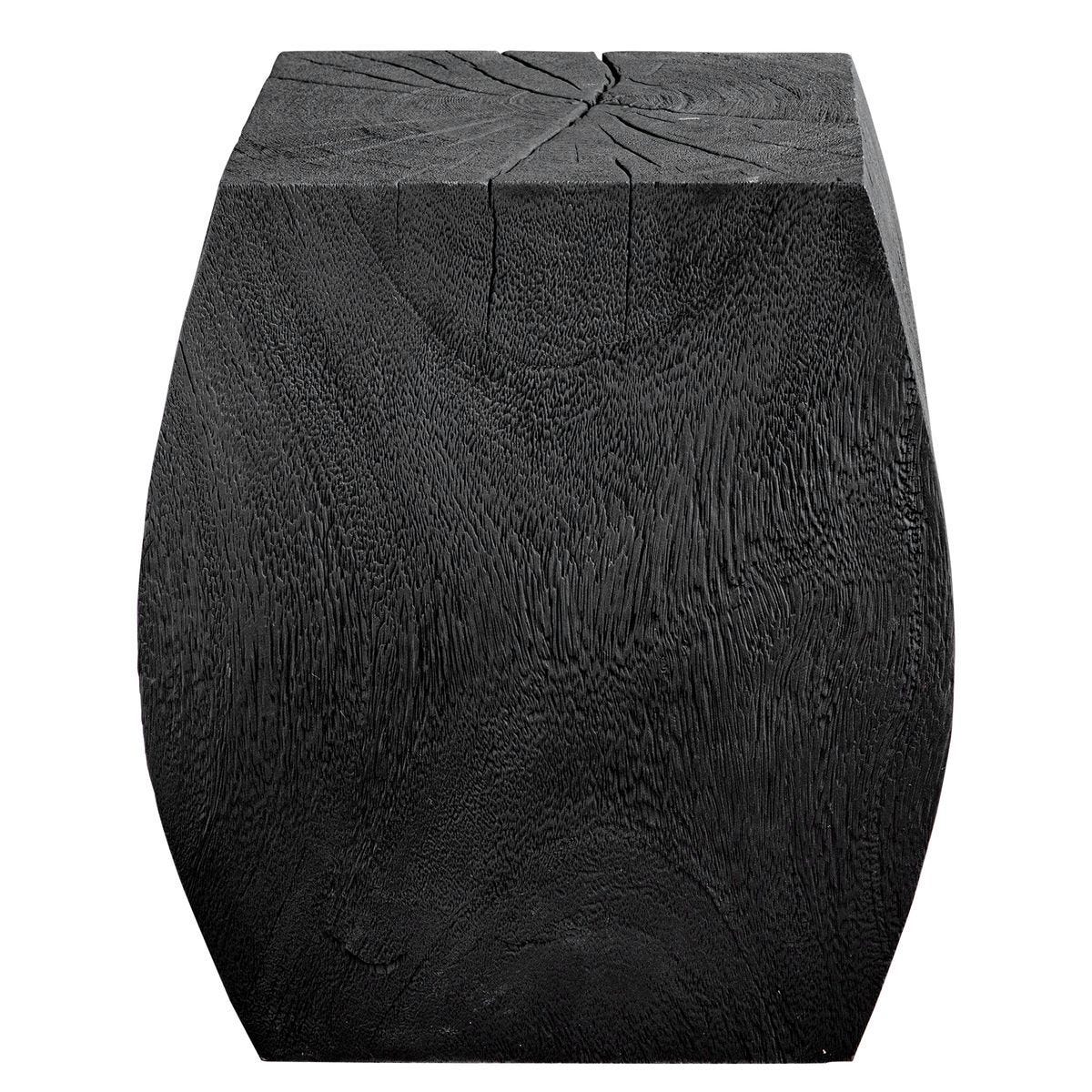 Grove Accent Stool, Black - perfect for small spaces | Image 4 | InSTYLE Home & Rugs