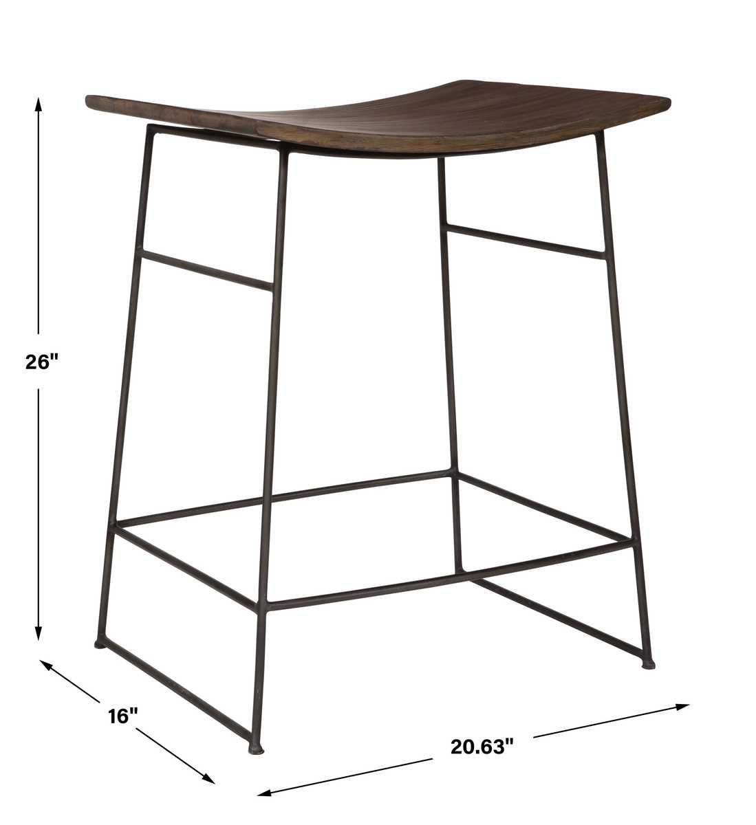 Thura Counter Stool - perfect for modern counters | Image 6 | InSTYLE Home & Rugs
