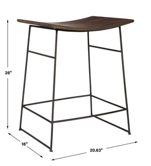 Thura Counter Stool - perfect for modern counters | Image 6 | InSTYLE Home & Rugs