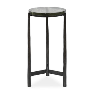 Eternity Accent Table, Gunmetal - functional accent table with unique design for any room | Image 2 | InSTYLE Home & Rugs