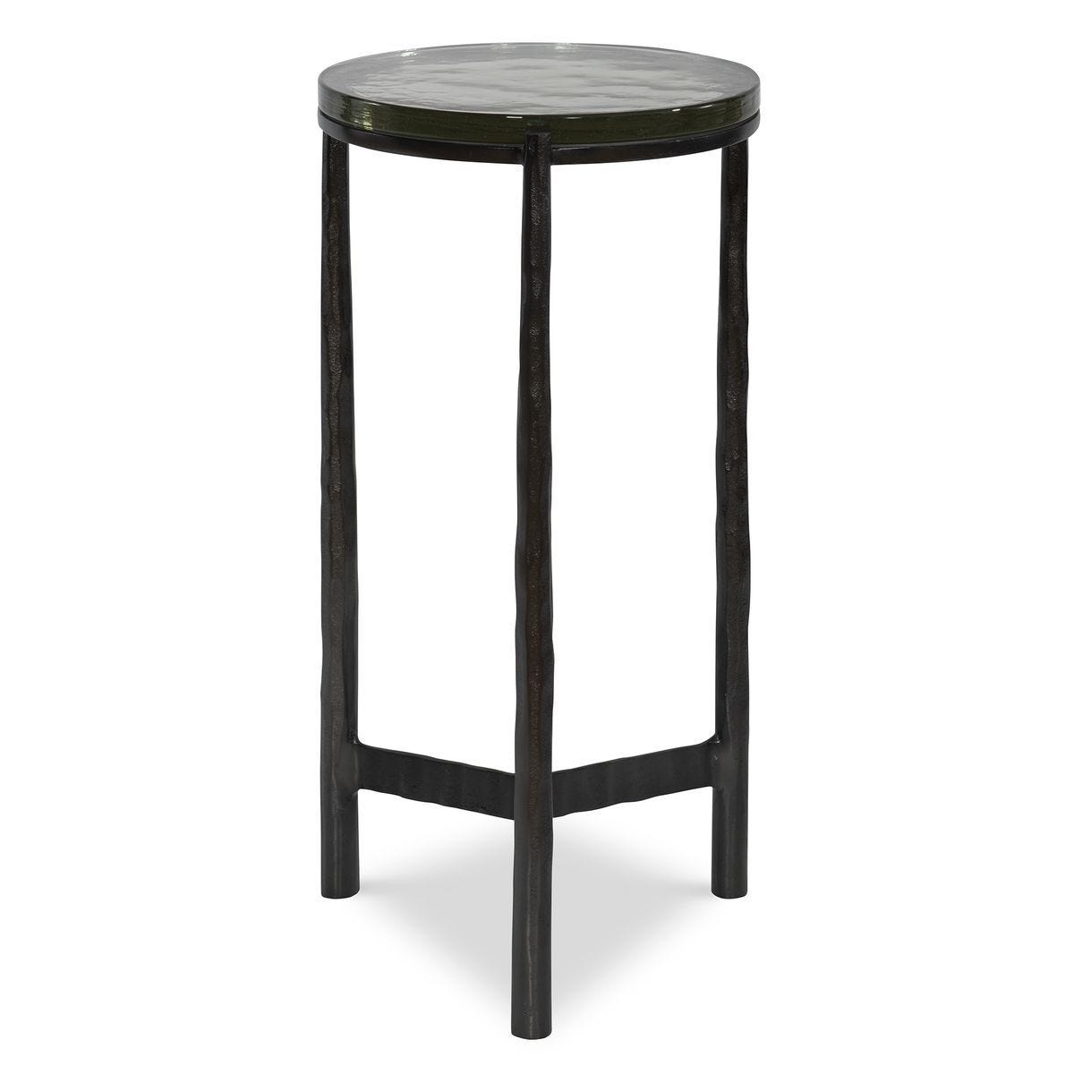 Eternity Accent Table, Gunmetal - functional accent table with unique design for any room | Image 4 | InSTYLE Home & Rugs
