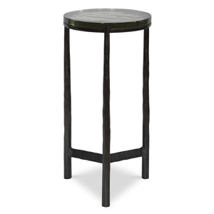 Eternity Accent Table, Gunmetal - functional accent table with unique design for any room | Image 4 | InSTYLE Home & Rugs