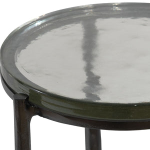 Eternity Accent Table, Gunmetal - functional accent table with unique design for any room | Image 5 | InSTYLE Home & Rugs