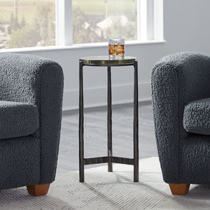 Eternity Accent Table, Gunmetal - functional accent table with unique design for any room | Image 3 | InSTYLE Home & Rugs