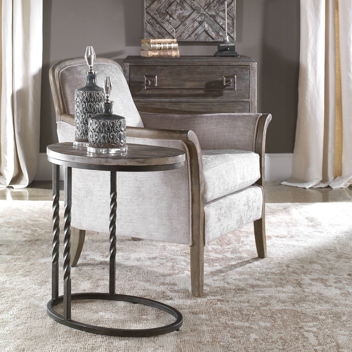 Tauret Accent Table - chic accent table for contemporary home interiors | Image 1 | InSTYLE Home & Rugs