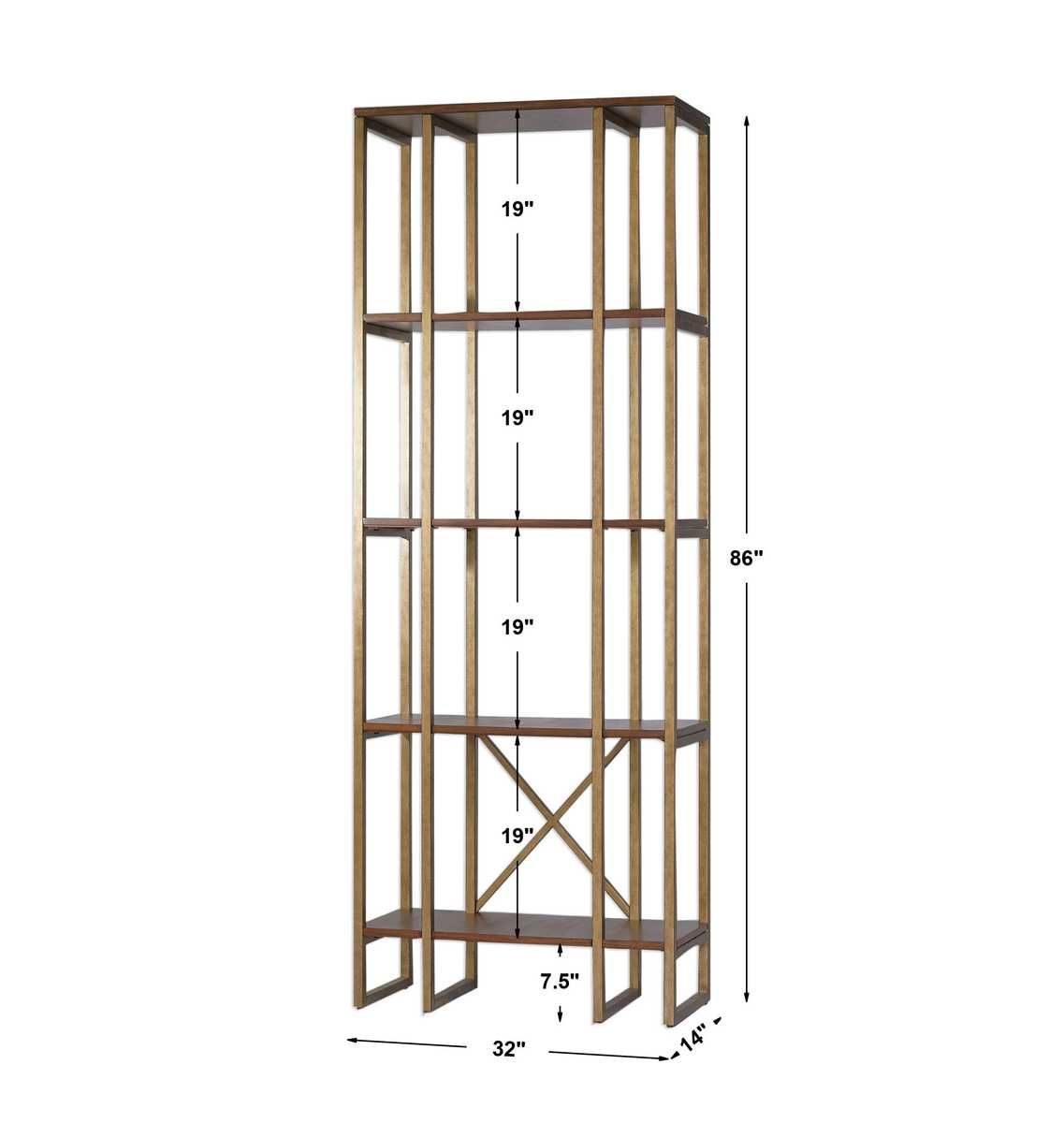 Karishma Etagere - elegant etagere shelves for stylish home storage | Image 8 | InSTYLE Home & Rugs