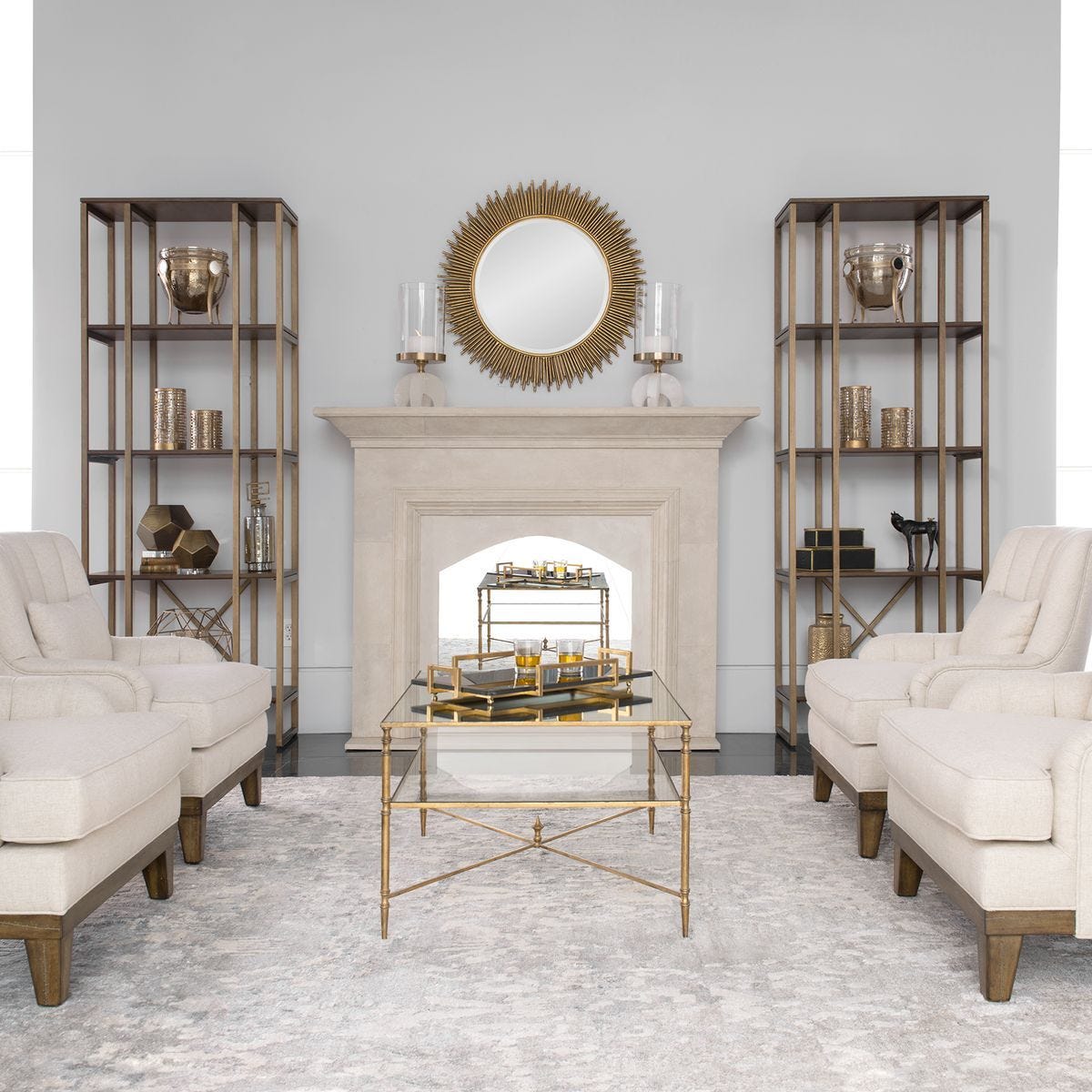 Karishma Etagere - elegant etagere shelves for stylish home storage | Image 3 | InSTYLE Home & Rugs