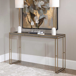 Cardew Console Table - compact console for organizing entryway or hallway essentials | Image 5 | InSTYLE Home & Rugs