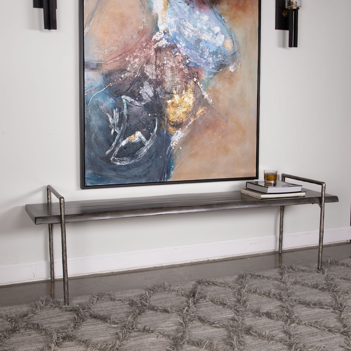 Chandos Bench - durable bench with modern style | Image 1 | InSTYLE Home & Rugs