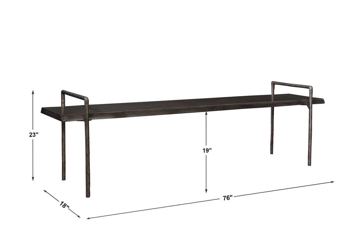 Chandos Bench - durable bench with modern style | Image 6 | InSTYLE Home & Rugs